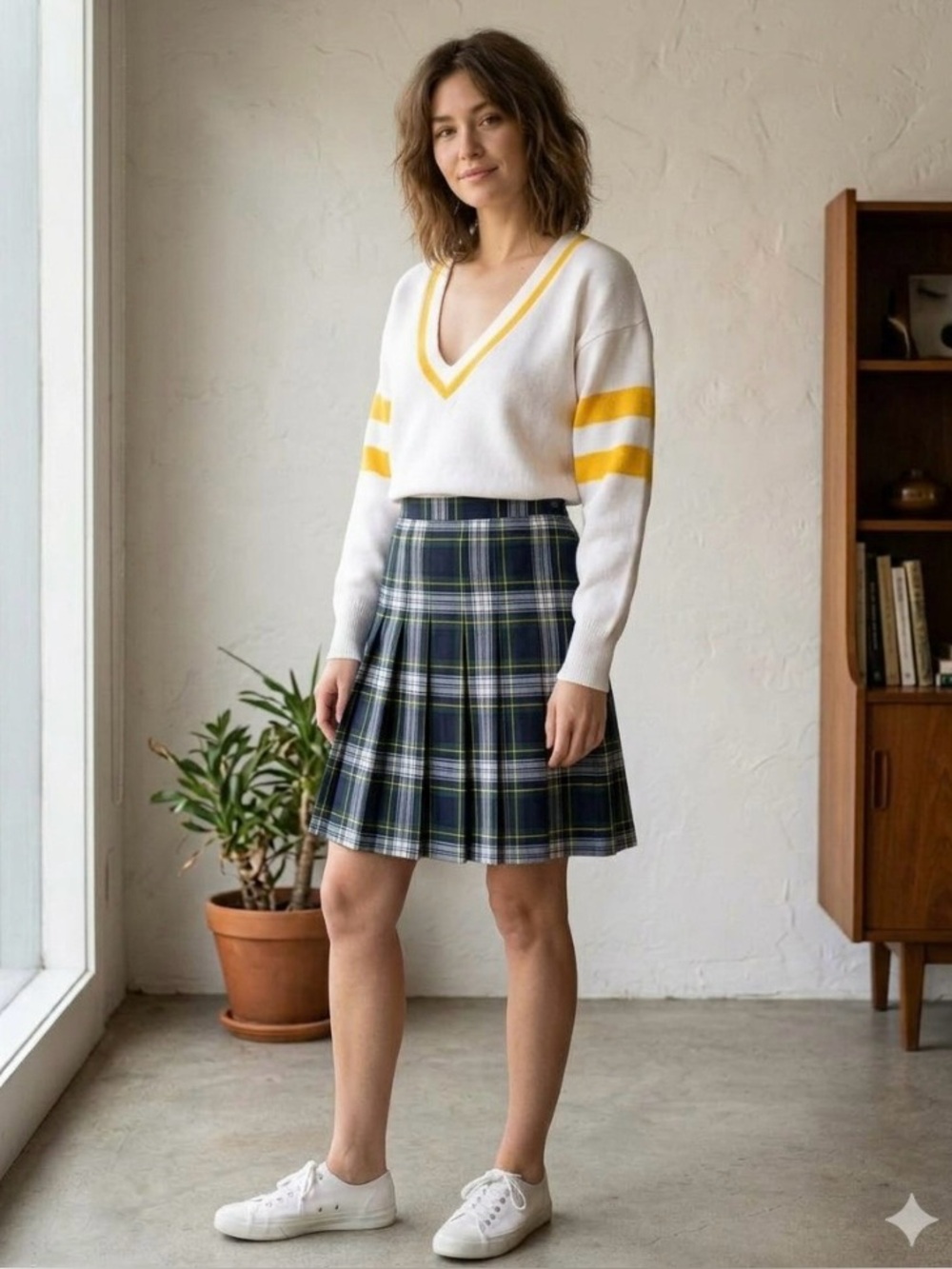 Vintage Dehen Knitting CO. Cheerleader Sweater